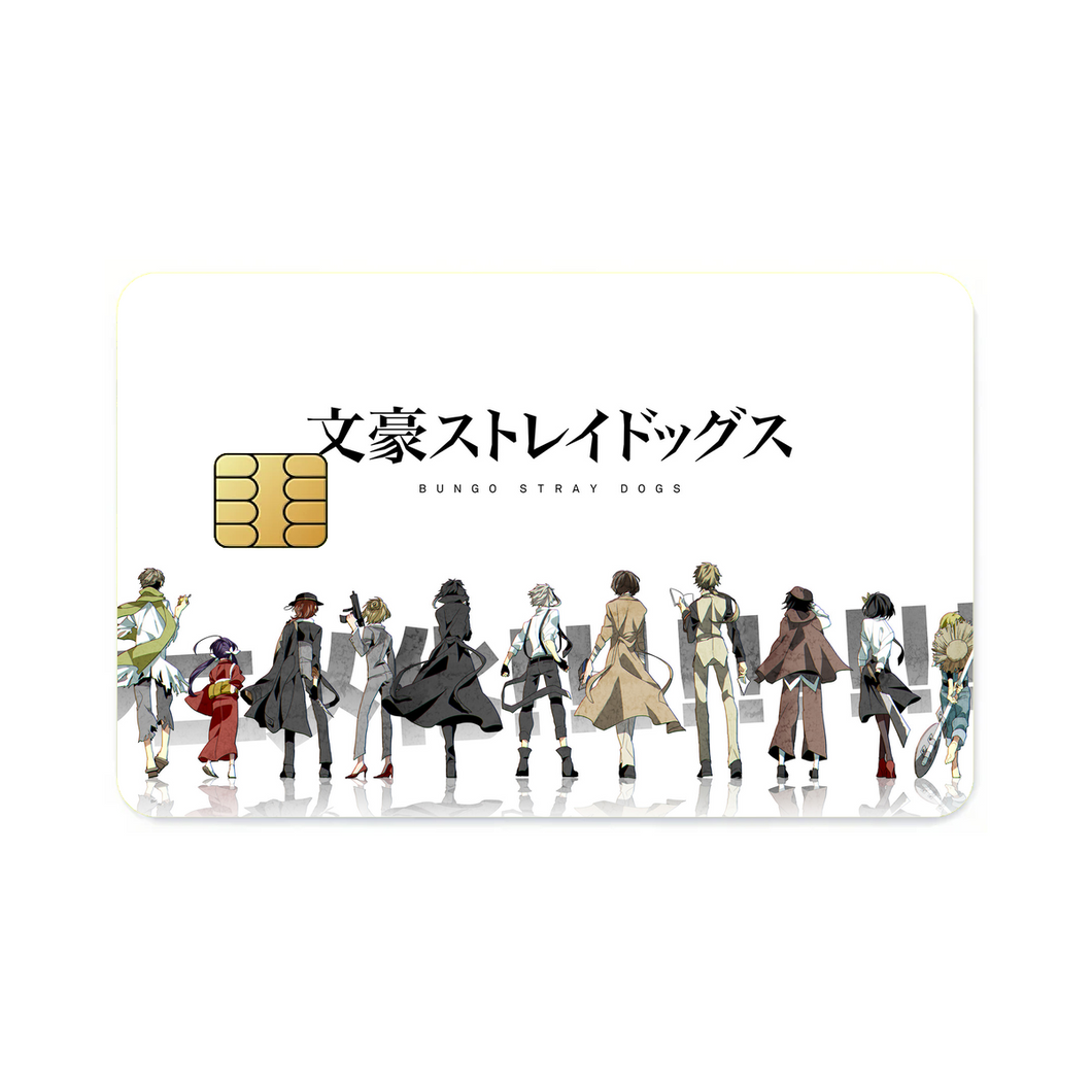 Anime Bungou Stray Dogs Credit Card Skins (4-in-1 Pack)