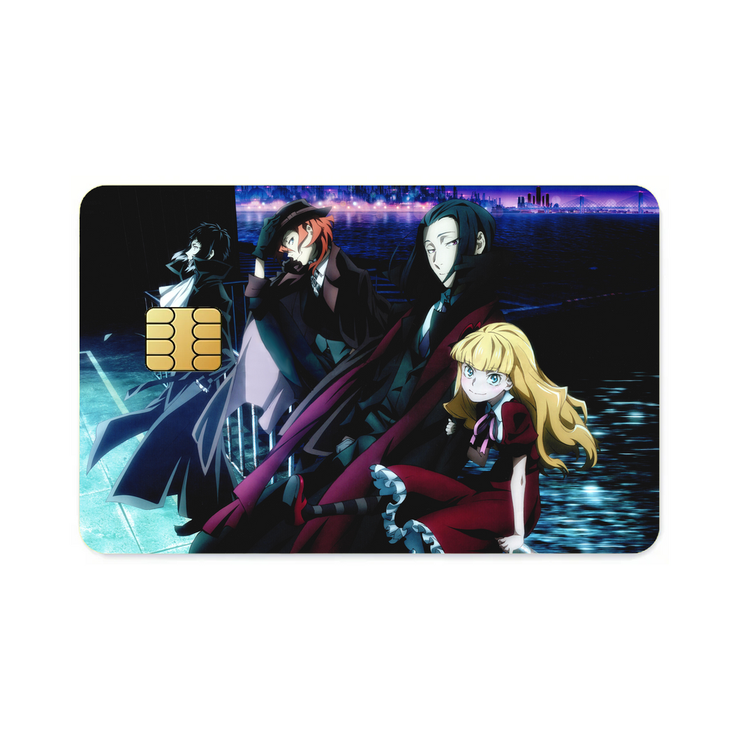 Anime Bungou Stray Dogs Credit Card Skins (4-in-1 Pack)