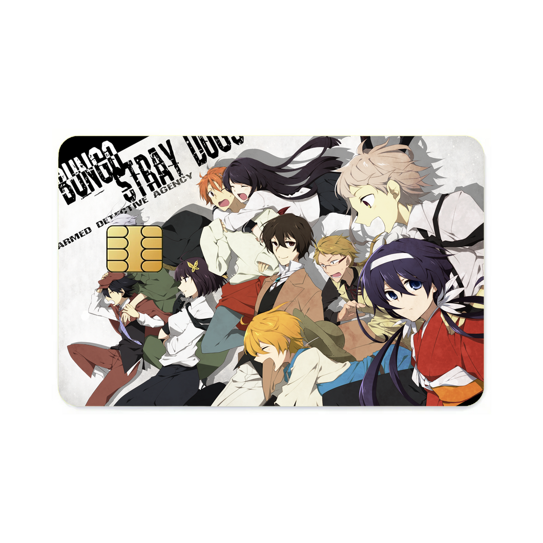 Anime Bungou Stray Dogs Credit Card Skins (4-in-1 Pack)
