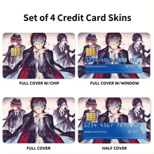 Load image into Gallery viewer, Anime Bungou Stray Dogsr Credit Card Skins (4-in-1 Pack)
