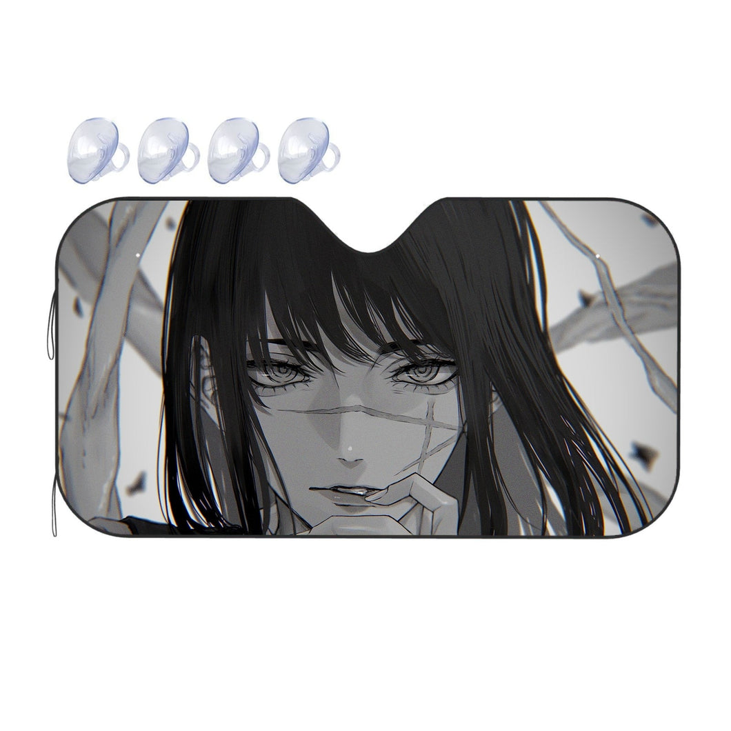 Anime Chainsaw Man  Car Sunshade