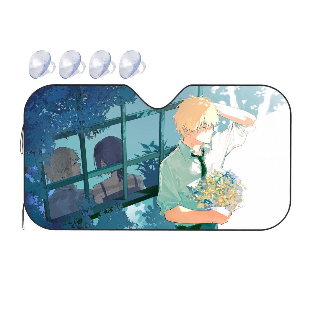 Anime Chainsaw Man  Car Sunshade