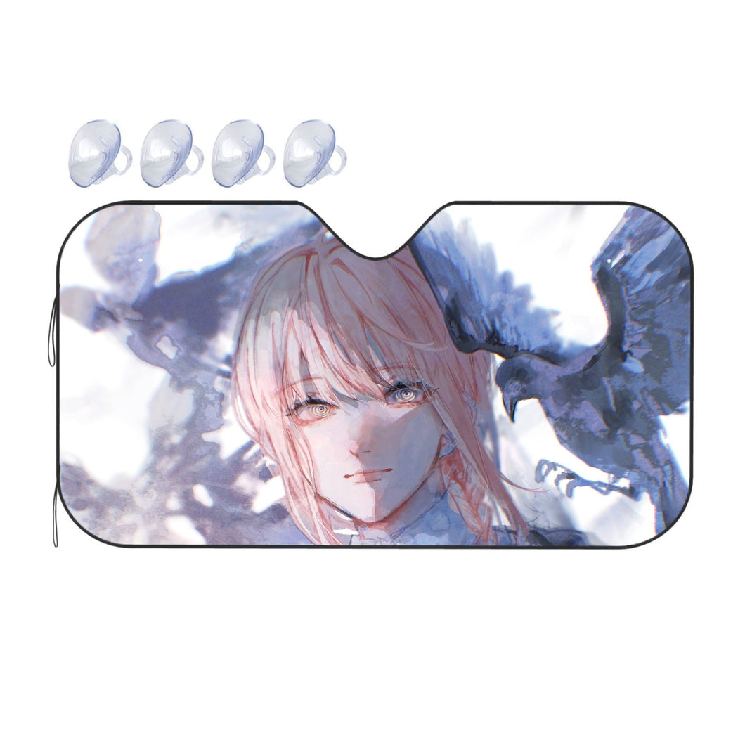 Anime Chainsaw Man  Car Sunshade
