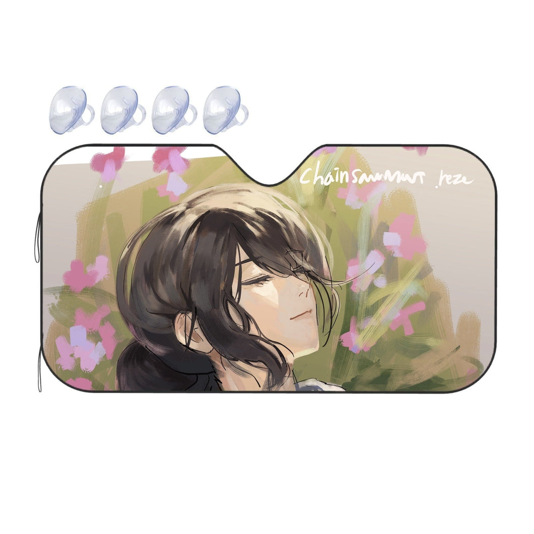 Anime Chainsaw Man  Car Sunshade