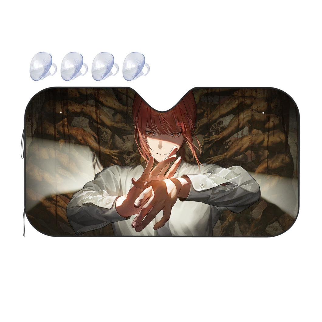 Anime Chainsaw Man  Car Sunshade