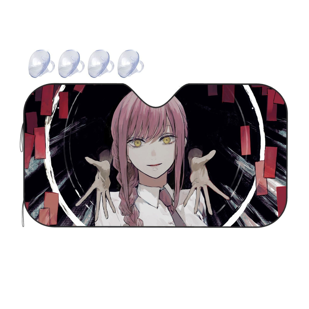Anime Chainsaw Man  Car Sunshade