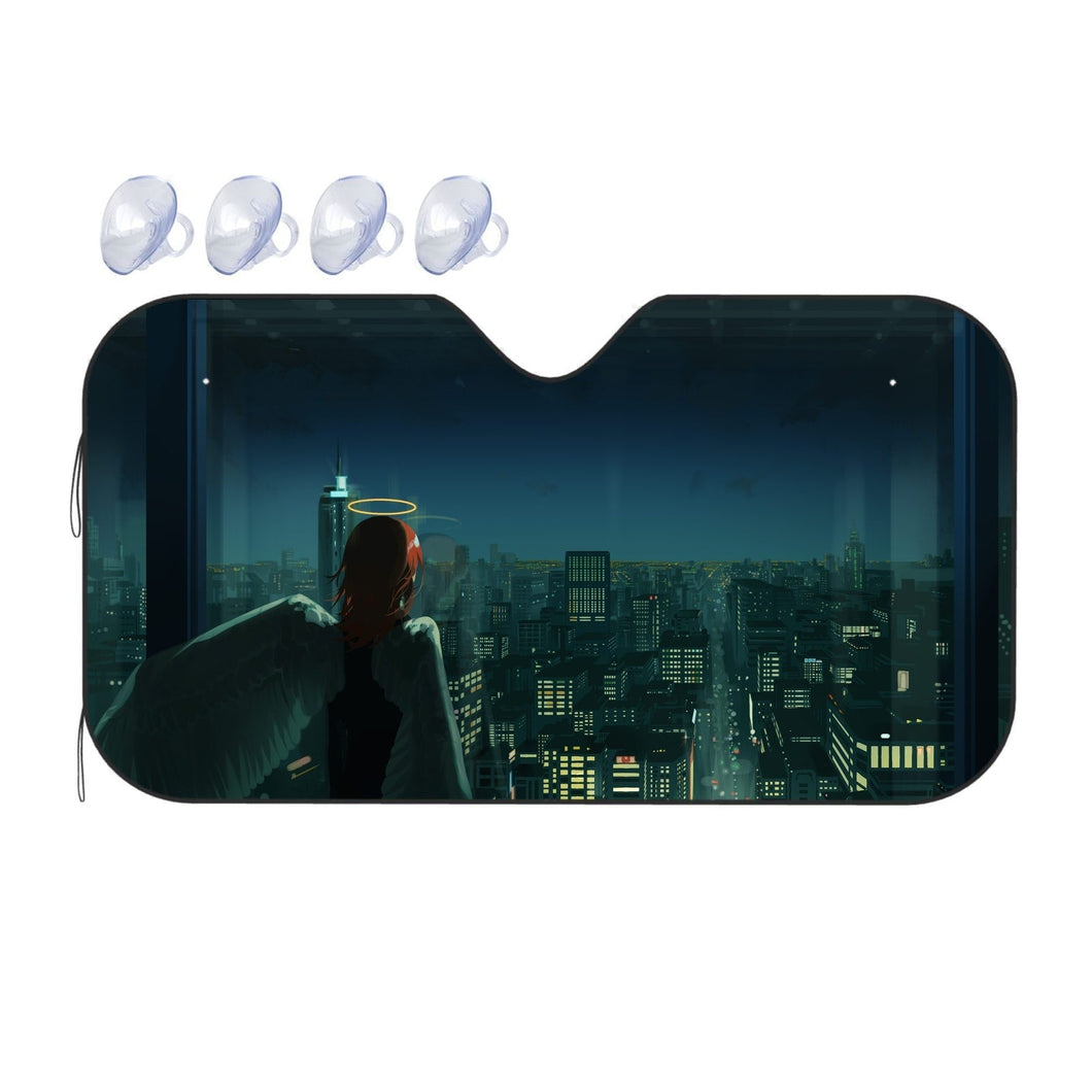 Anime Chainsaw Man  Car Sunshade