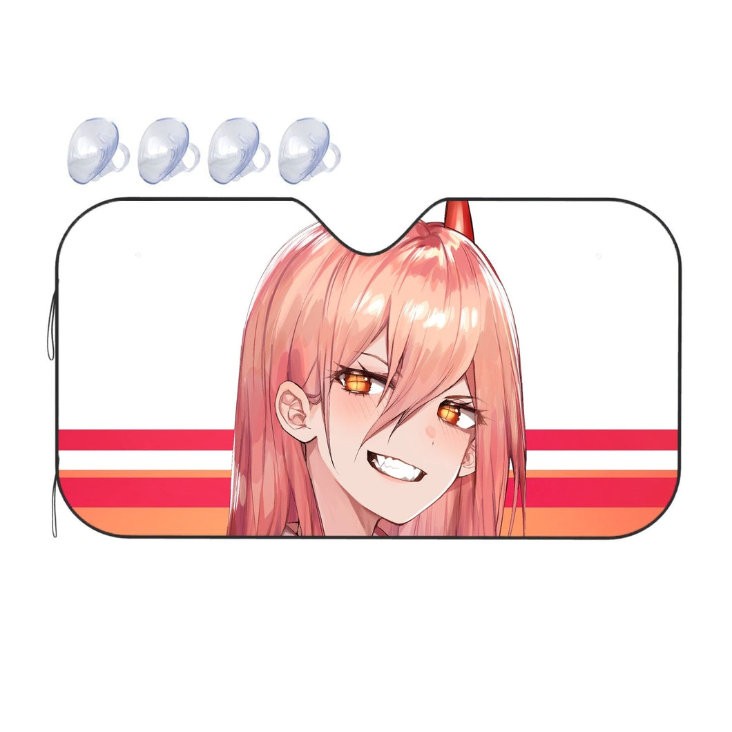 Anime Chainsaw Man  Car Sunshade