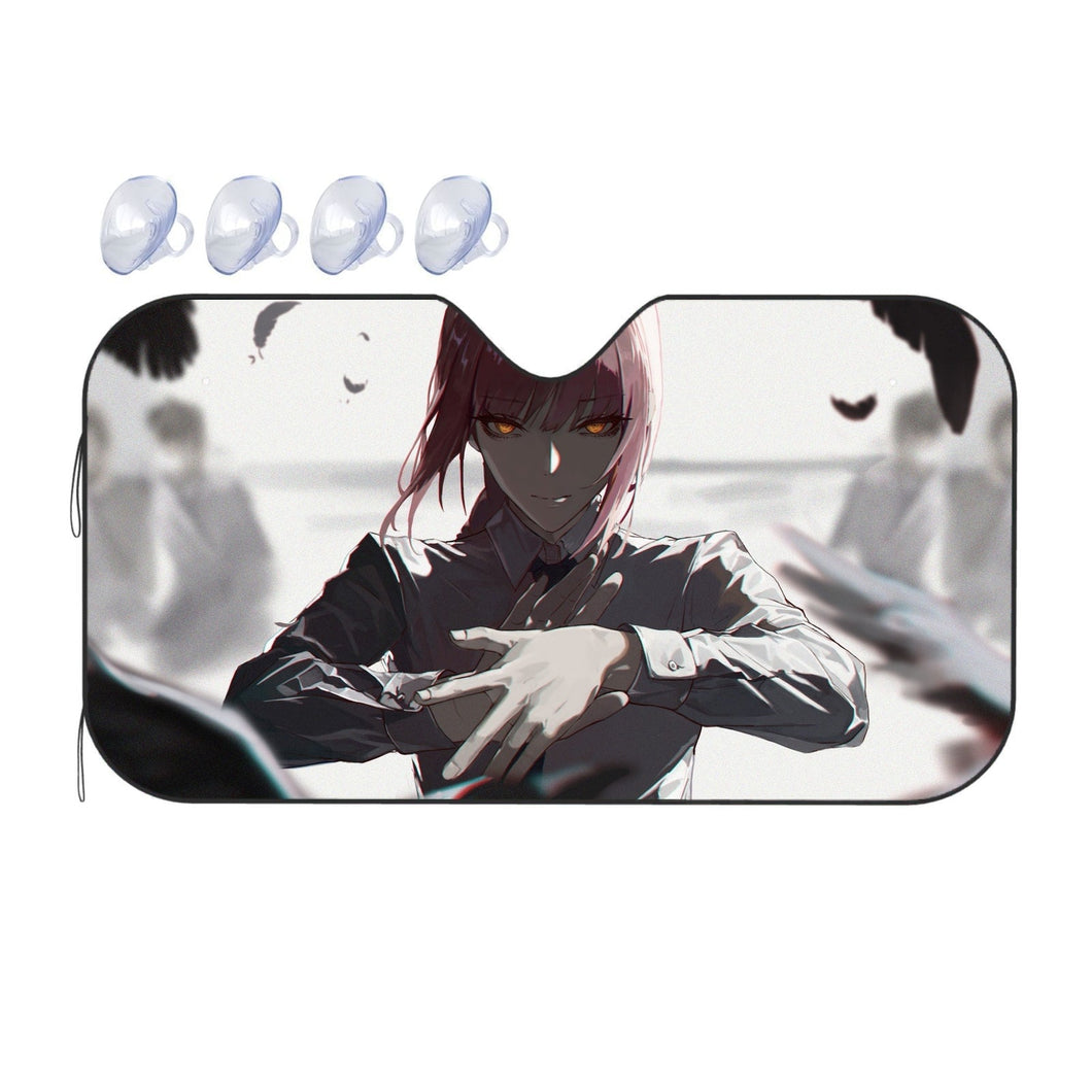 Anime Chainsaw Man  Car Sunshade