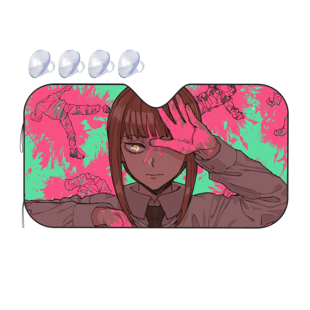 Anime Chainsaw Man  Car Sunshade