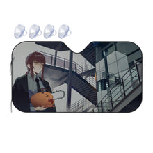 Load image into Gallery viewer, Anime Chainsaw Man  Car Sunshade
