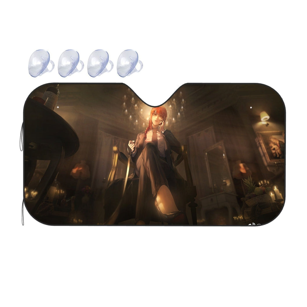 Anime Chainsaw Man  Car Sunshade