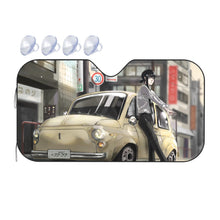 Load image into Gallery viewer, Anime Chainsaw Man  Car Sunshade
