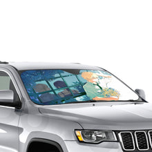 Load image into Gallery viewer, Anime Chainsaw Man  Car Sunshade
