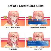 Load image into Gallery viewer, Anime Chainsaw Man  Credit Card Skins (4-in-1 Pack)
