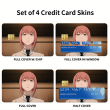 Load image into Gallery viewer, Anime Chainsaw Man  Credit Card Skins (4-in-1 Pack)
