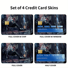 Load image into Gallery viewer, Anime Chainsaw Man  Credit Card Skins (4-in-1 Pack)
