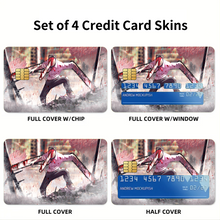 Load image into Gallery viewer, Anime Chainsaw Man  Credit Card Skins (4-in-1 Pack)
