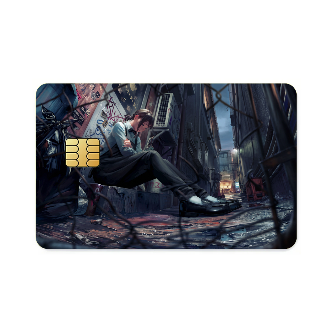 Anime Chainsaw Man  Credit Card Skins (4-in-1 Pack)