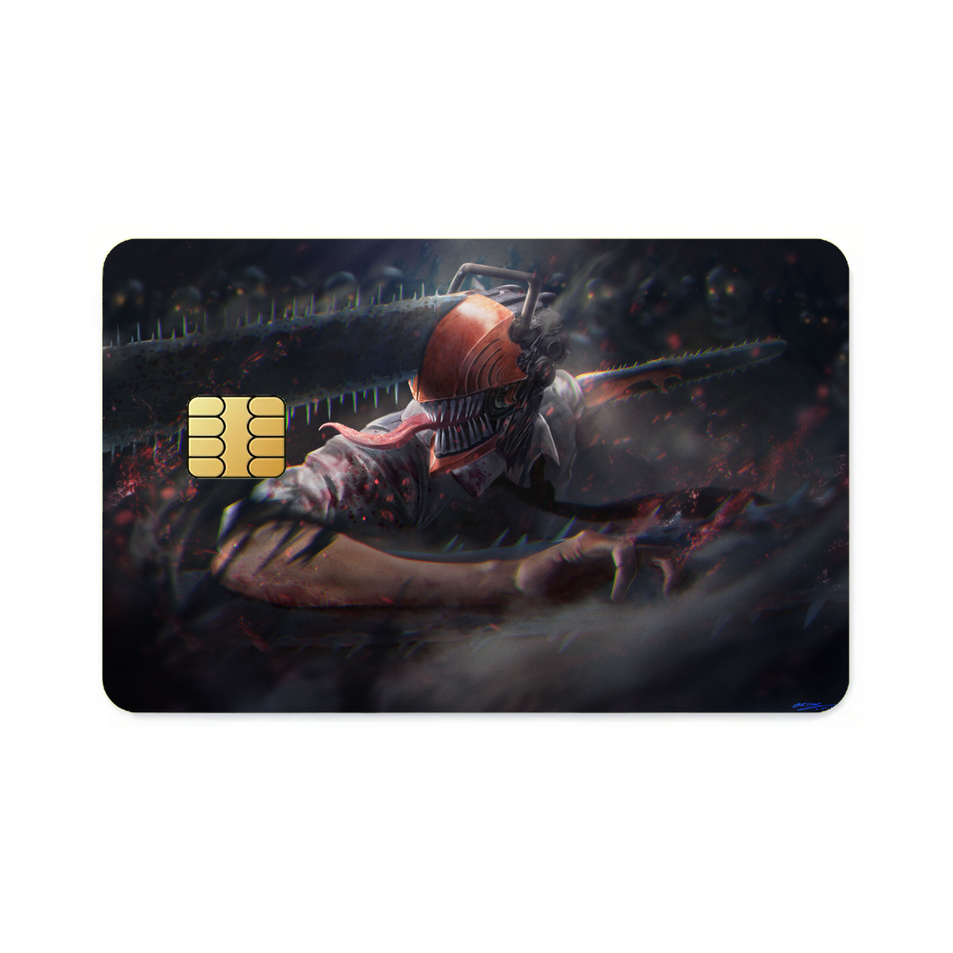 Anime Chainsaw Man  Credit Card Skins (4-in-1 Pack)