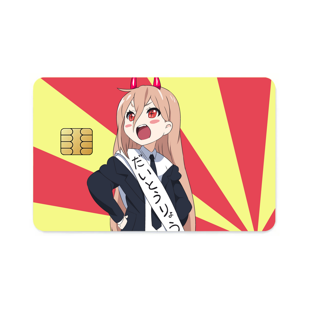 Anime Chainsaw Man  Credit Card Skins (4-in-1 Pack)