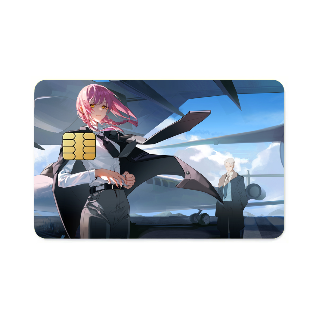 Anime Chainsaw Man  Credit Card Skins (4-in-1 Pack)