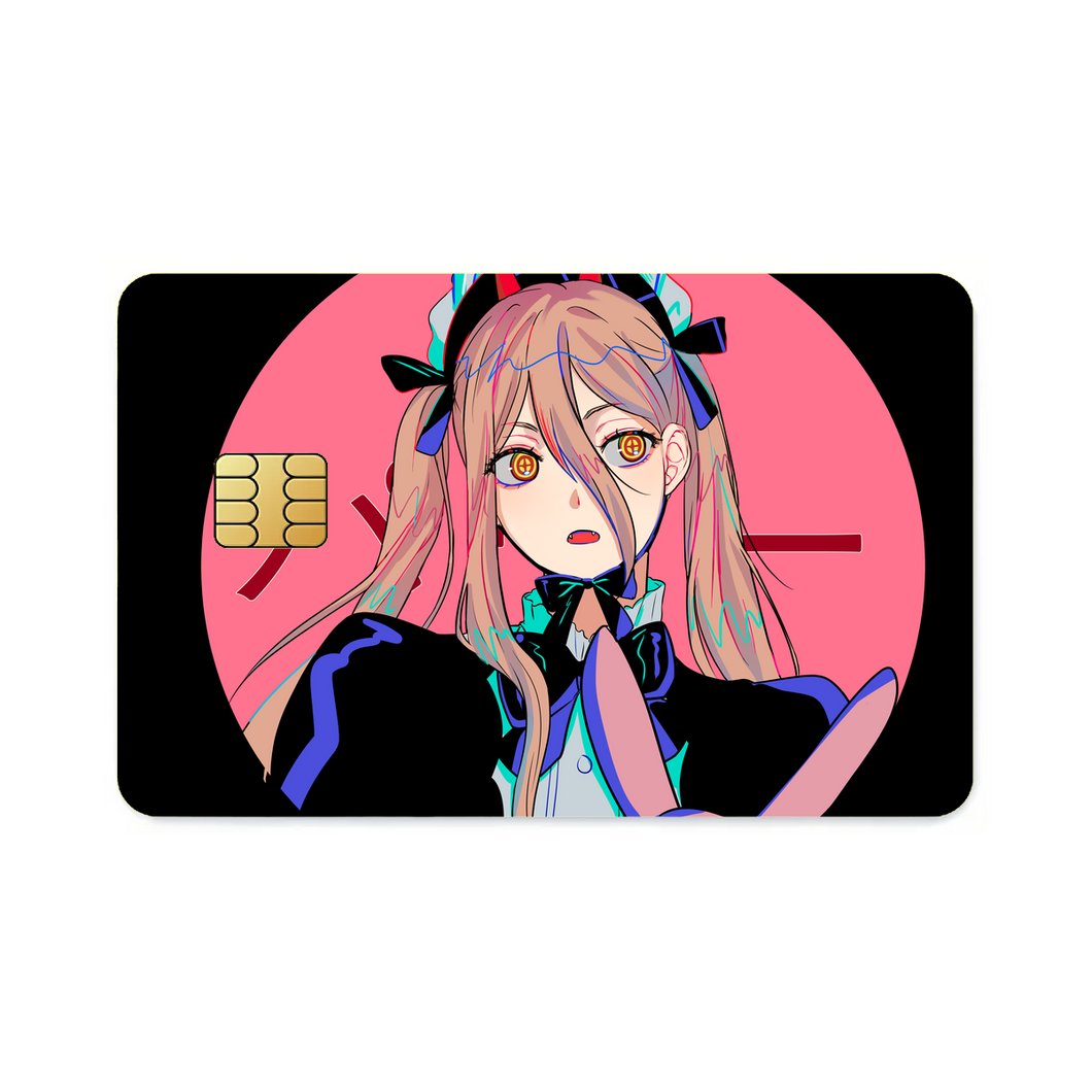 Anime Chainsaw Man  Credit Card Skins (4-in-1 Pack)