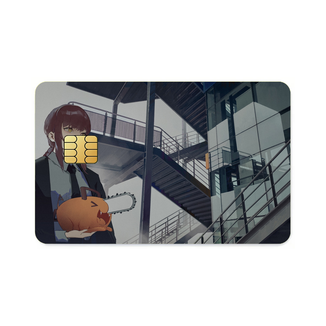 Anime Chainsaw Man  Credit Card Skins (4-in-1 Pack)
