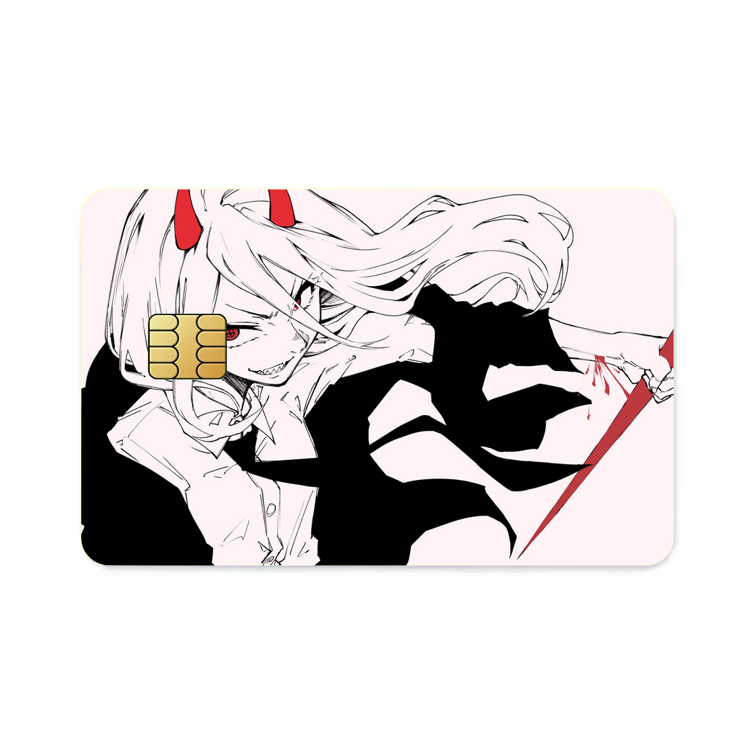 Anime Chainsaw Man  Credit Card Skins (4-in-1 Pack)