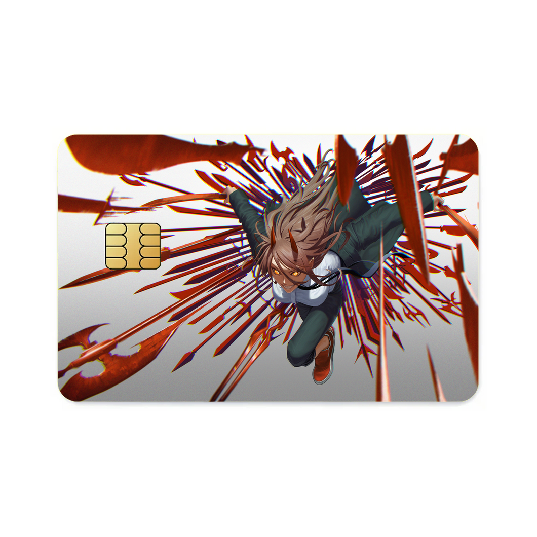 Anime Chainsaw Man  Credit Card Skins (4-in-1 Pack)