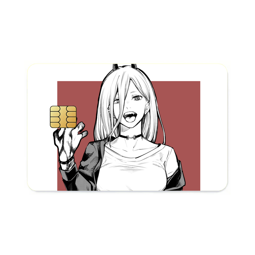 Anime Chainsaw Man  Credit Card Skins (4-in-1 Pack)