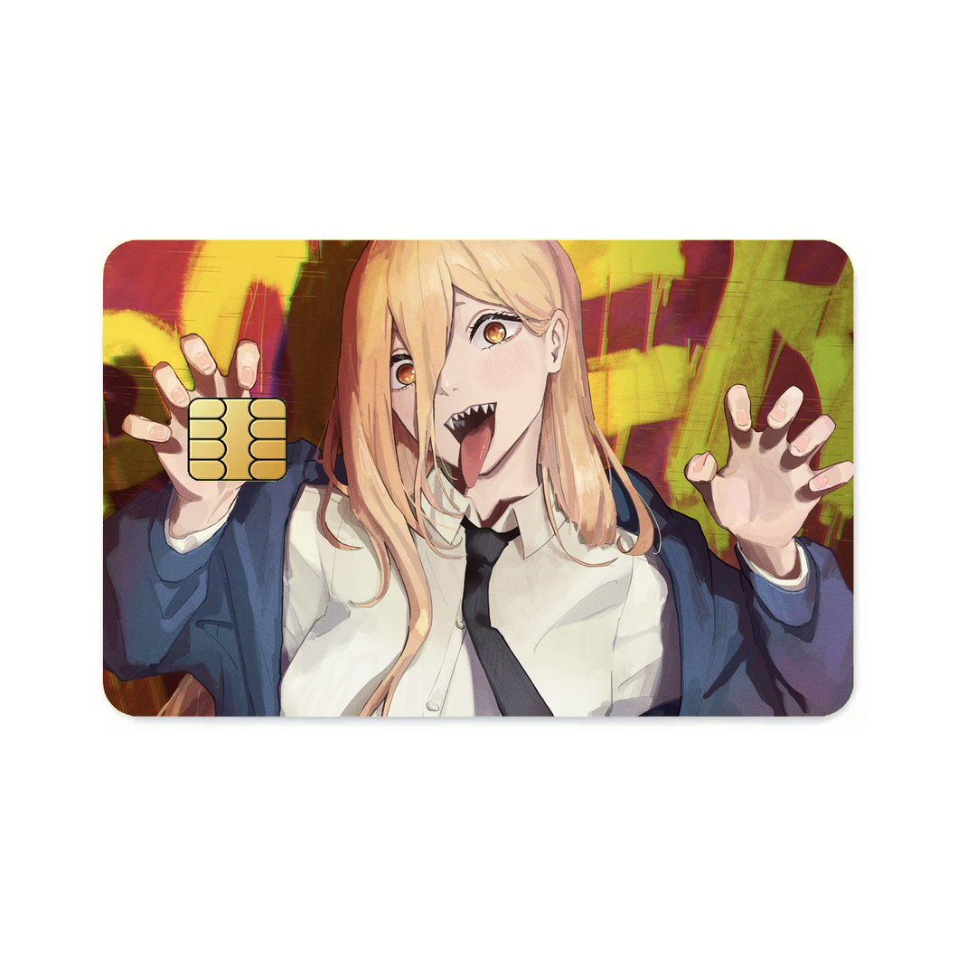 Anime Chainsaw Man  Credit Card Skins (4-in-1 Pack)