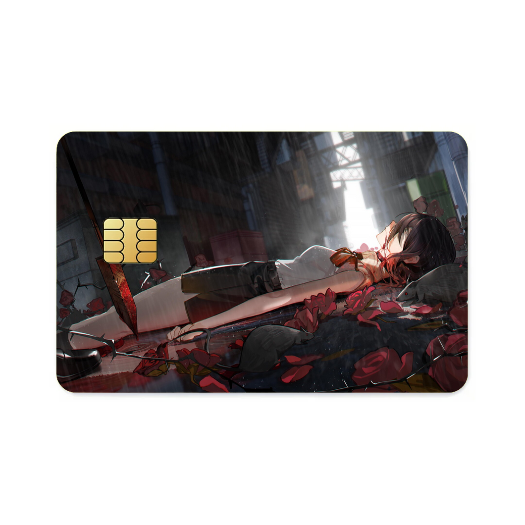 Anime Chainsaw Man  Credit Card Skins (4-in-1 Pack)
