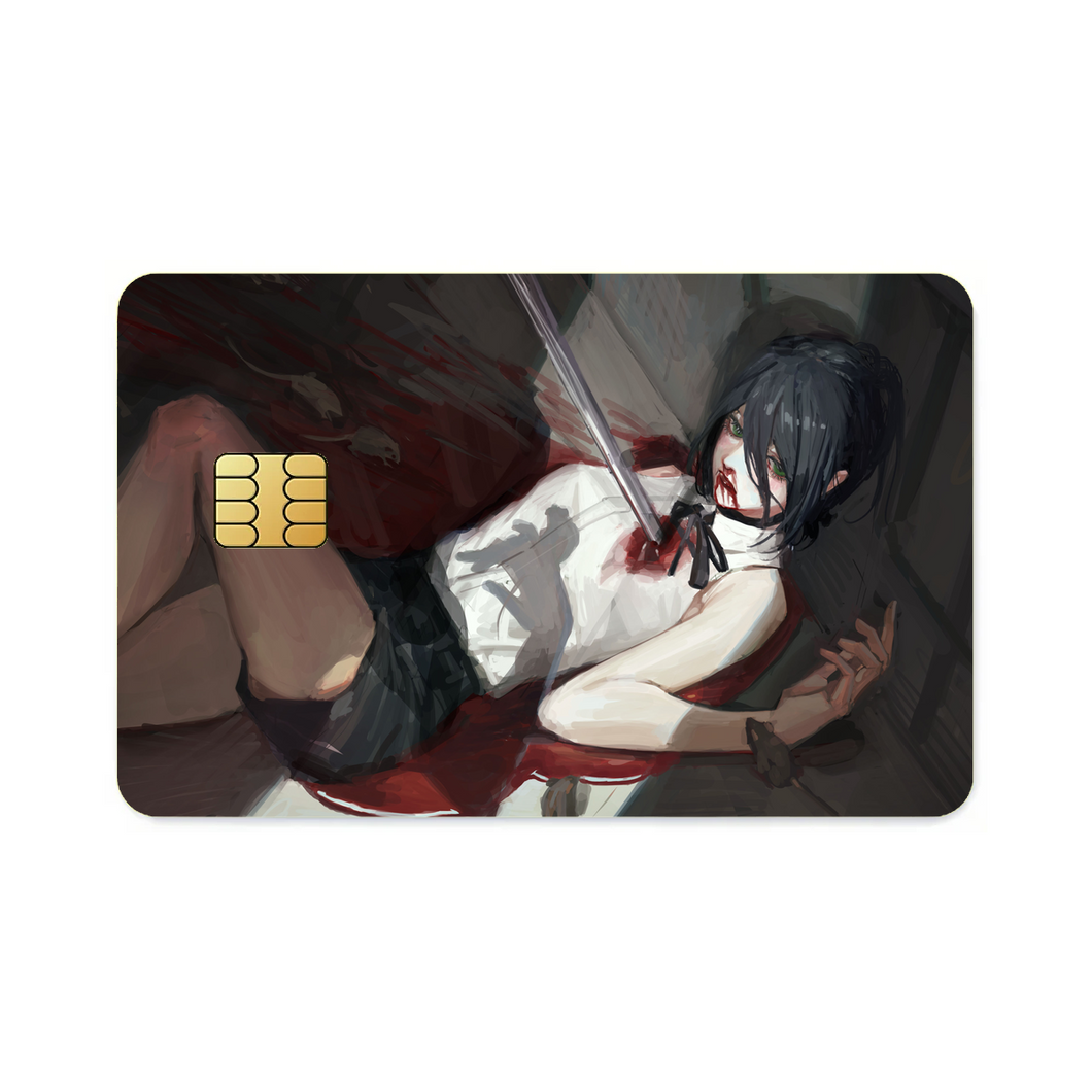 Anime Chainsaw Man  Credit Card Skins (4-in-1 Pack)