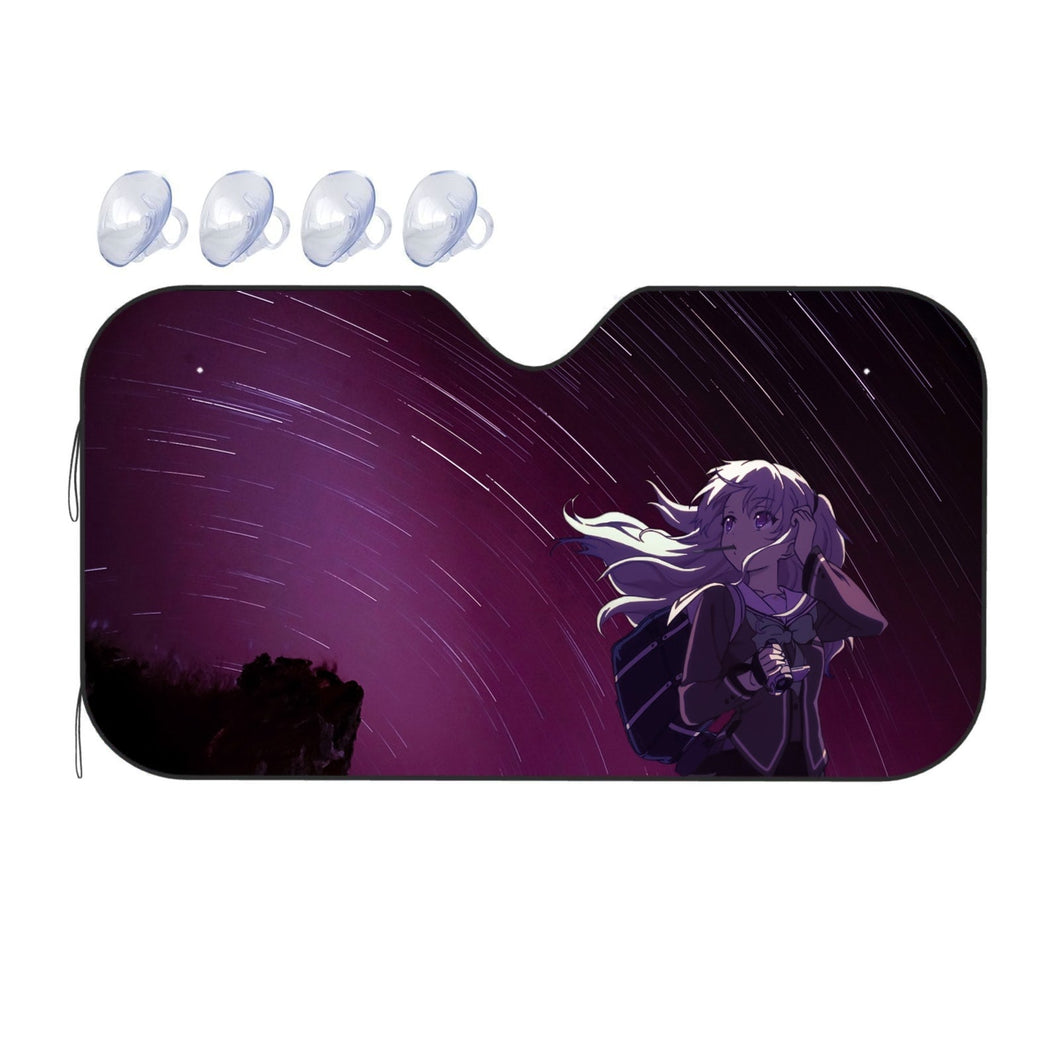 Anime Charlotte Car Sunshade