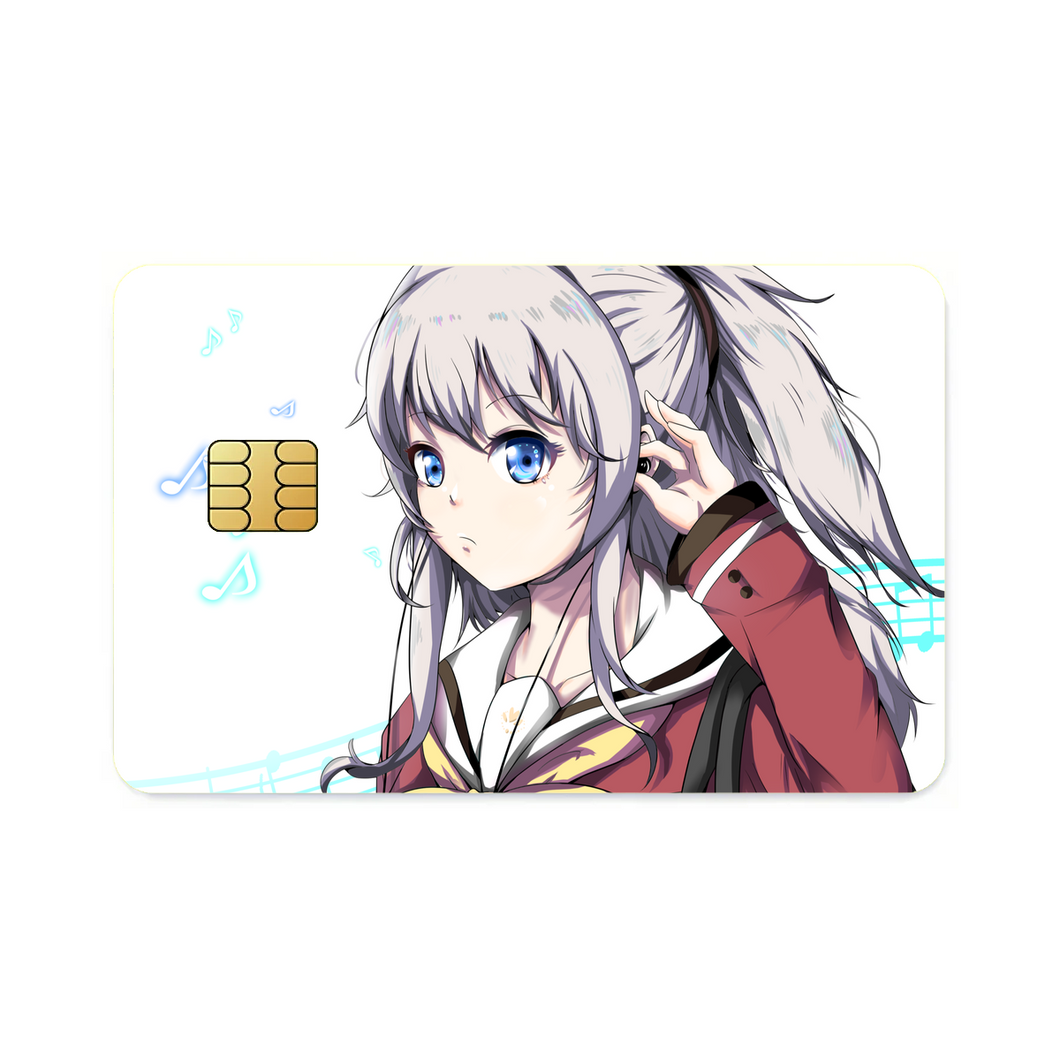 Anime Charlotte  Credit Card Skins (4-in-1 Pack)
