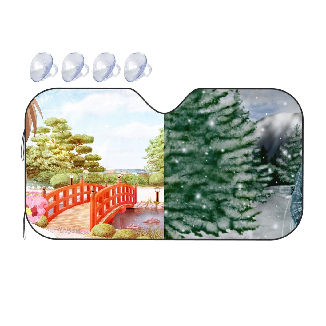 Anime Clannad Car Sunshade