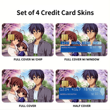 Load image into Gallery viewer, Anime Clannadr Credit Card Skins (4-in-1 Pack)

