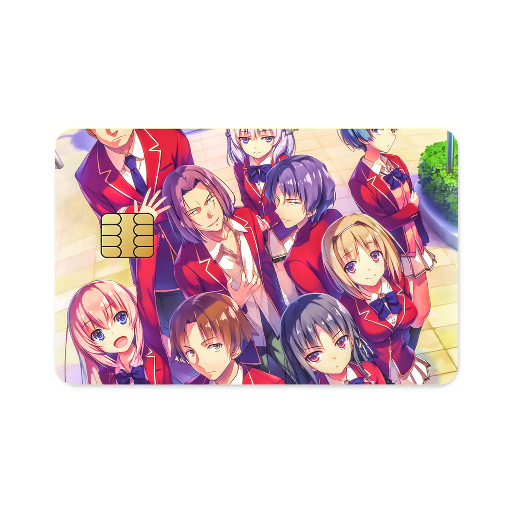Anime Classroom of the Elite Credit Card Skins (4-in-1 Pack)