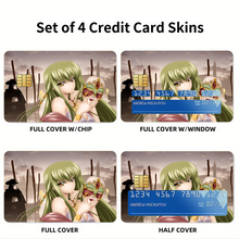 Load image into Gallery viewer, Anime Code Geass  Credit Card Skins (4-in-1 Pack)
