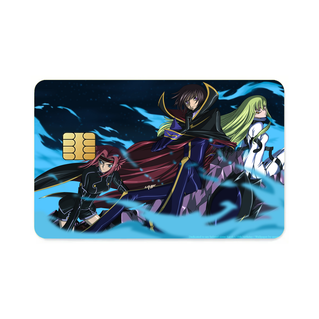 Anime Code Geass Credit Card Skins (4-in-1 Pack)