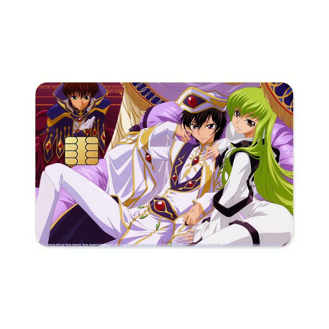 Anime Code Geass Credit Card Skins (4-in-1 Pack)
