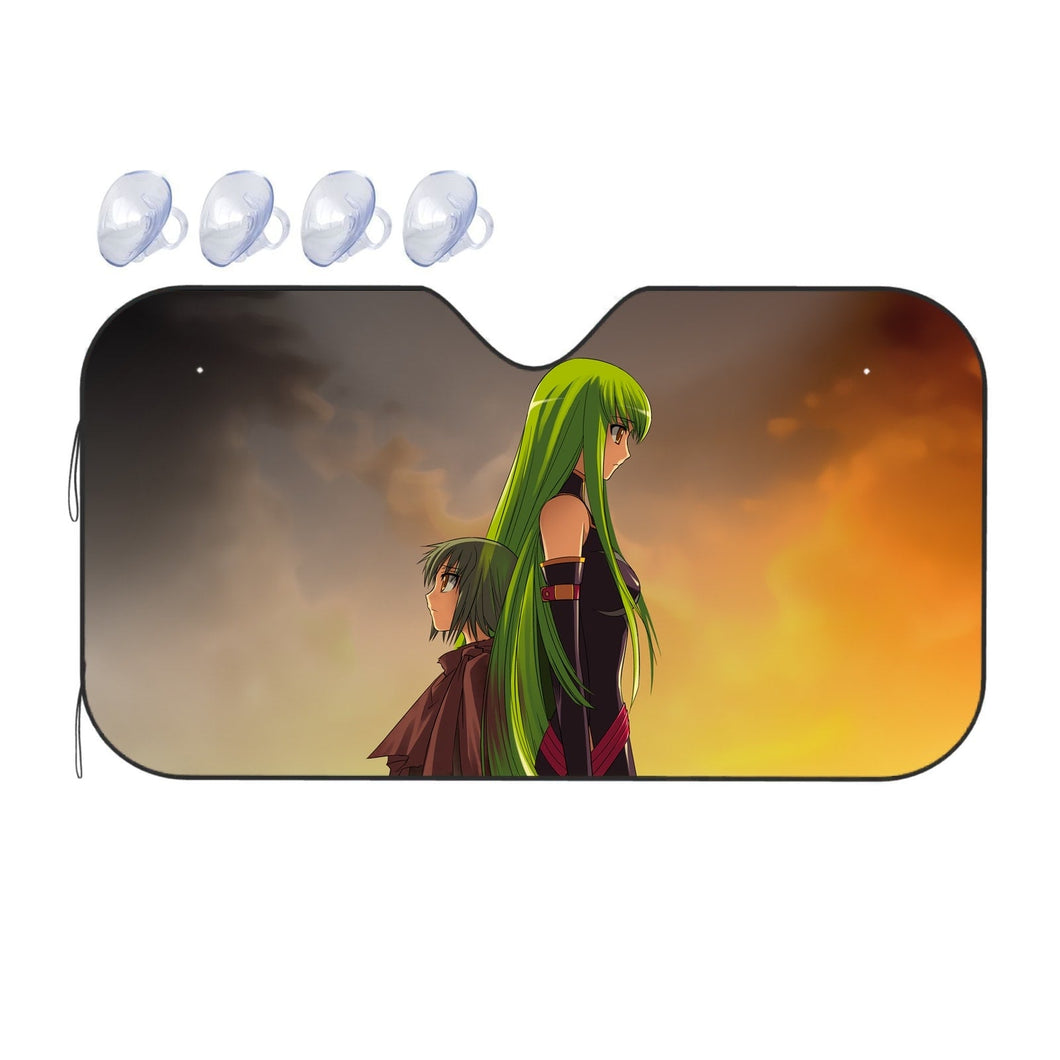 Anime Code Geassr Car Sunshade