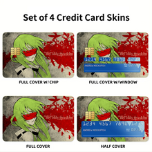 Load image into Gallery viewer, Anime Code Geassr Credit Card Skins (4-in-1 Pack)
