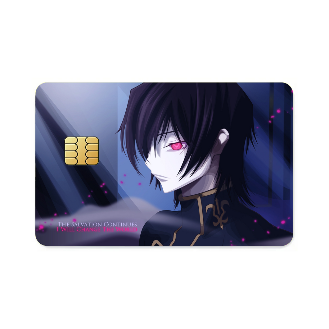 Anime Code Geassr Credit Card Skins (4-in-1 Pack)