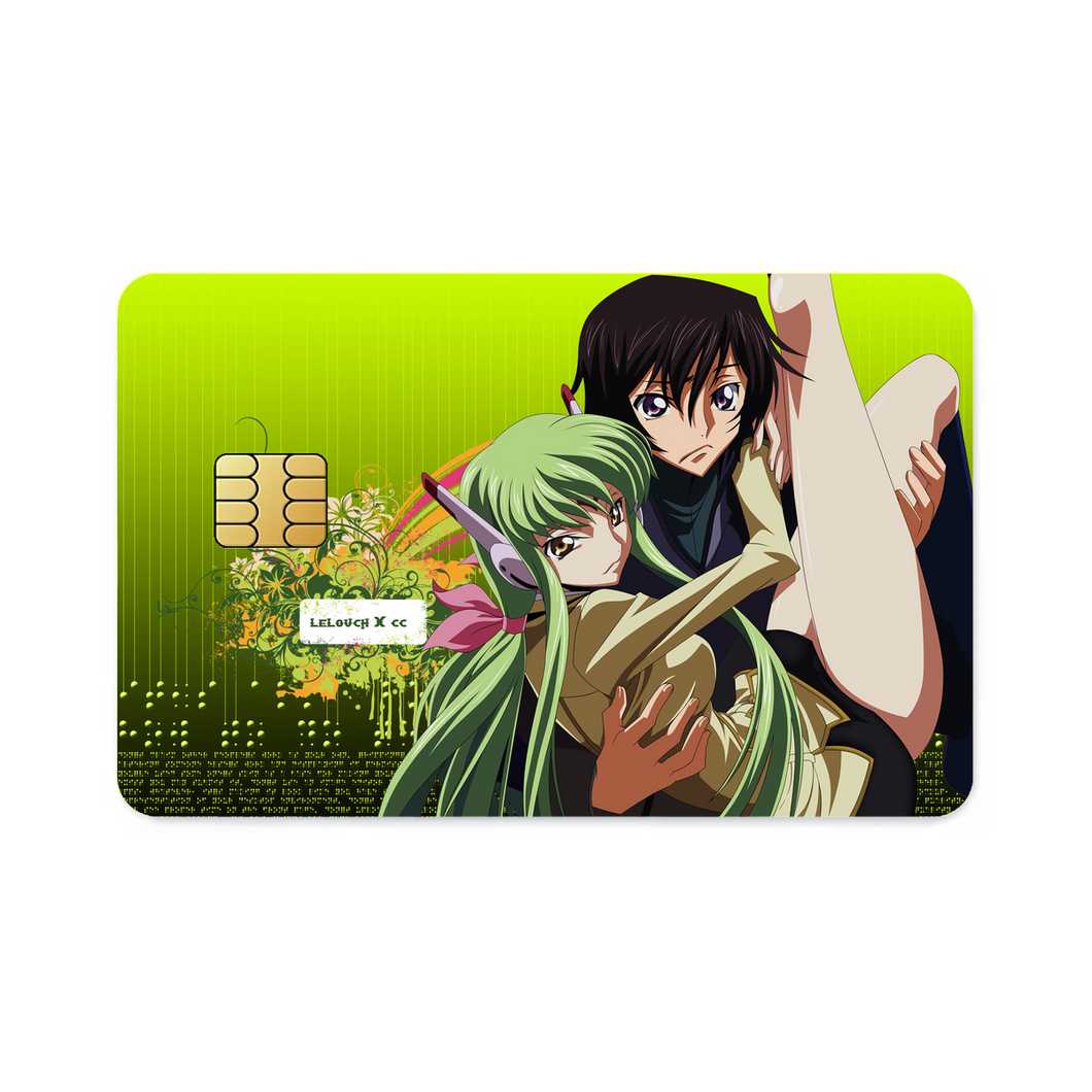 Anime Code Geassr Credit Card Skins (4-in-1 Pack)