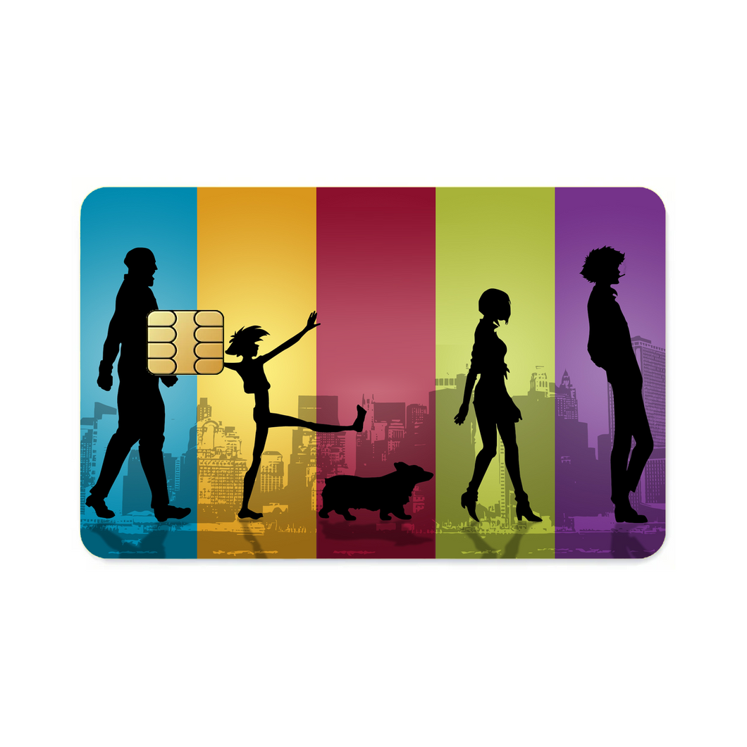 Anime Cowboy Bebop Credit Card Skins (4-in-1 Pack)