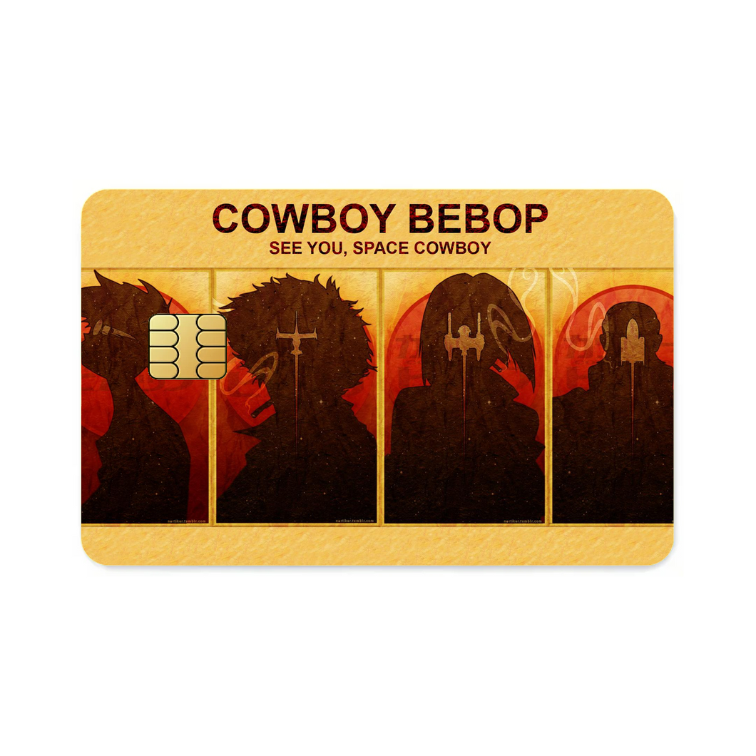 Anime Cowboy Bebop Credit Card Skins (4-in-1 Pack)