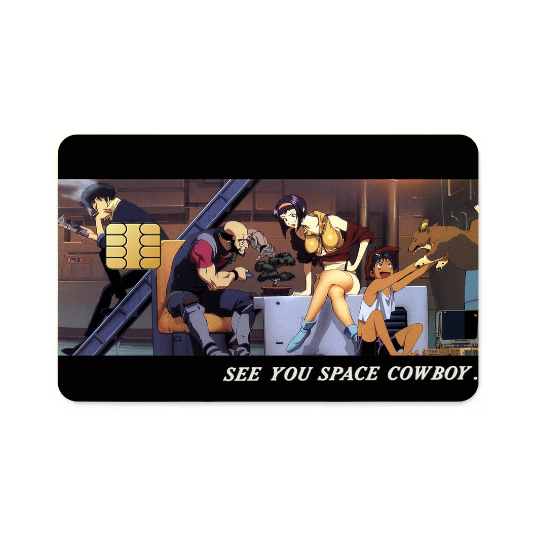 Anime Cowboy Bebop Credit Card Skins (4-in-1 Pack)