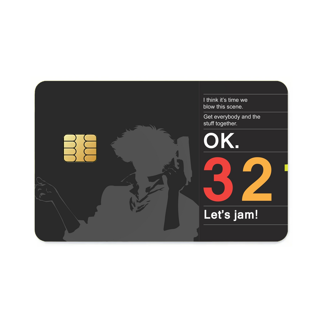Anime Cowboy Bebop Credit Card Skins (4-in-1 Pack)